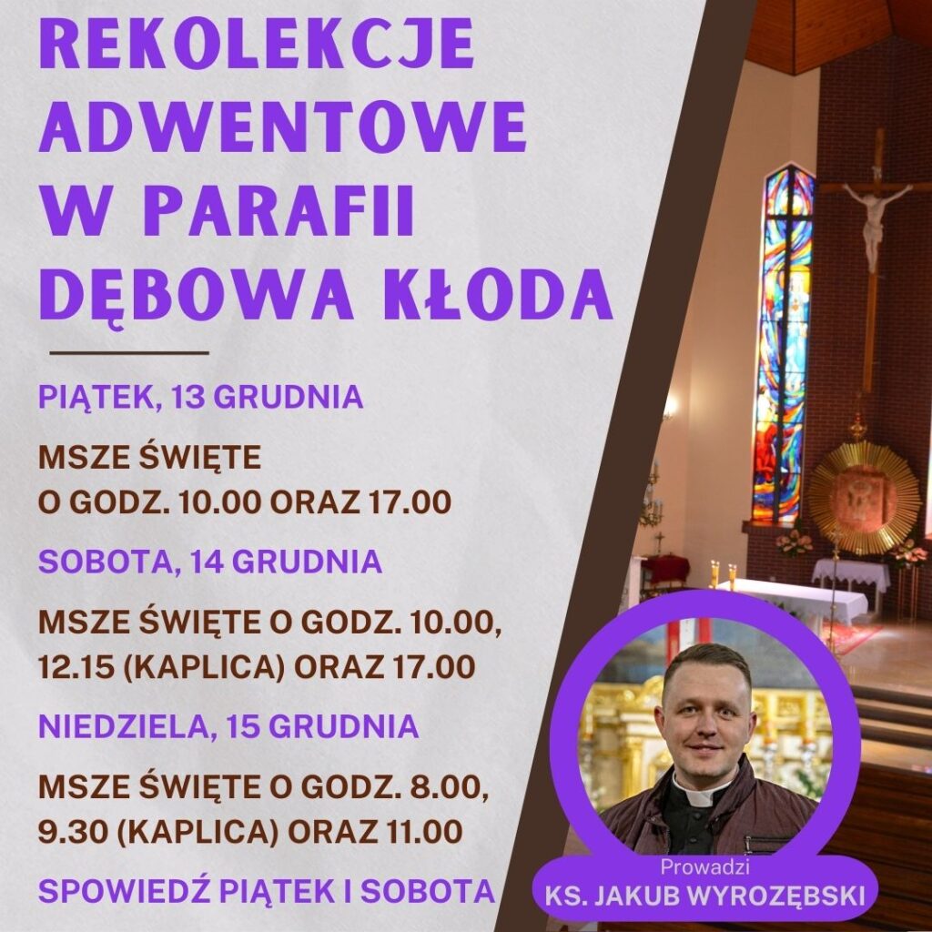 Rekolekcje adwentowe 2024