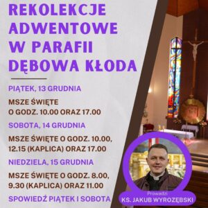 Rekolekcje adwentowe 2024