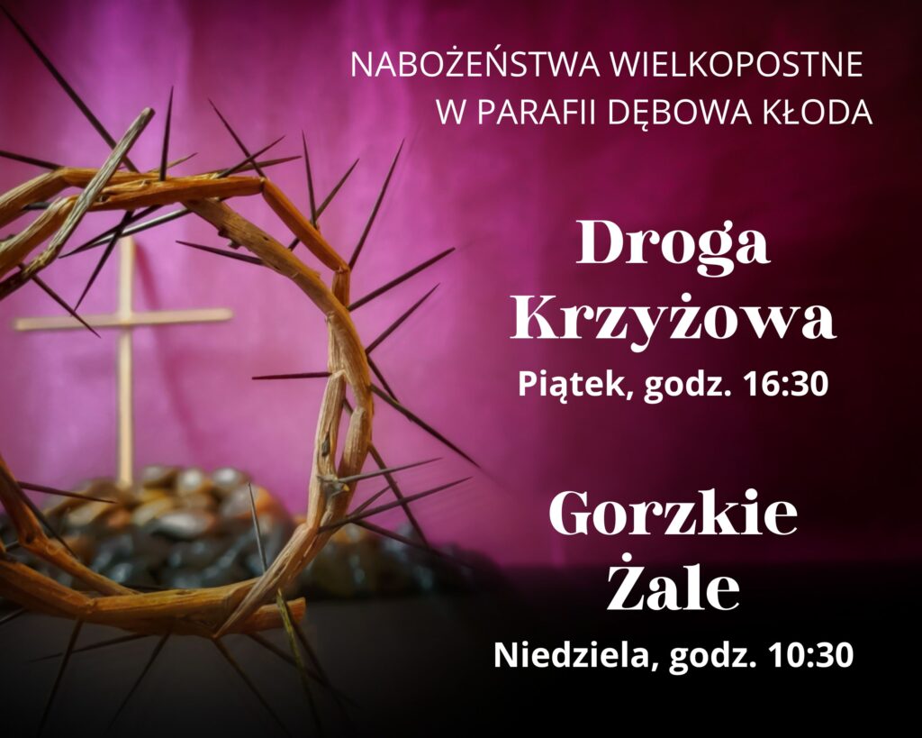 naboństwa wielkopostne 2025 plakat
