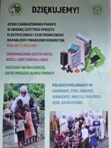 podziękowanie plakat