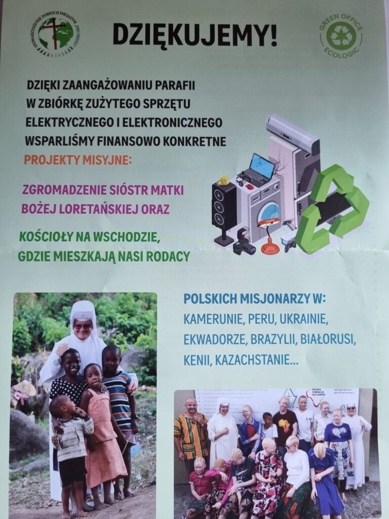 podziękowanie plakat
