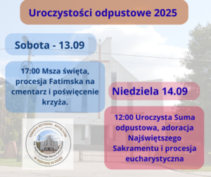 Uroczystości odpustowe 2025