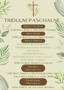 triduum paschalne 2026
