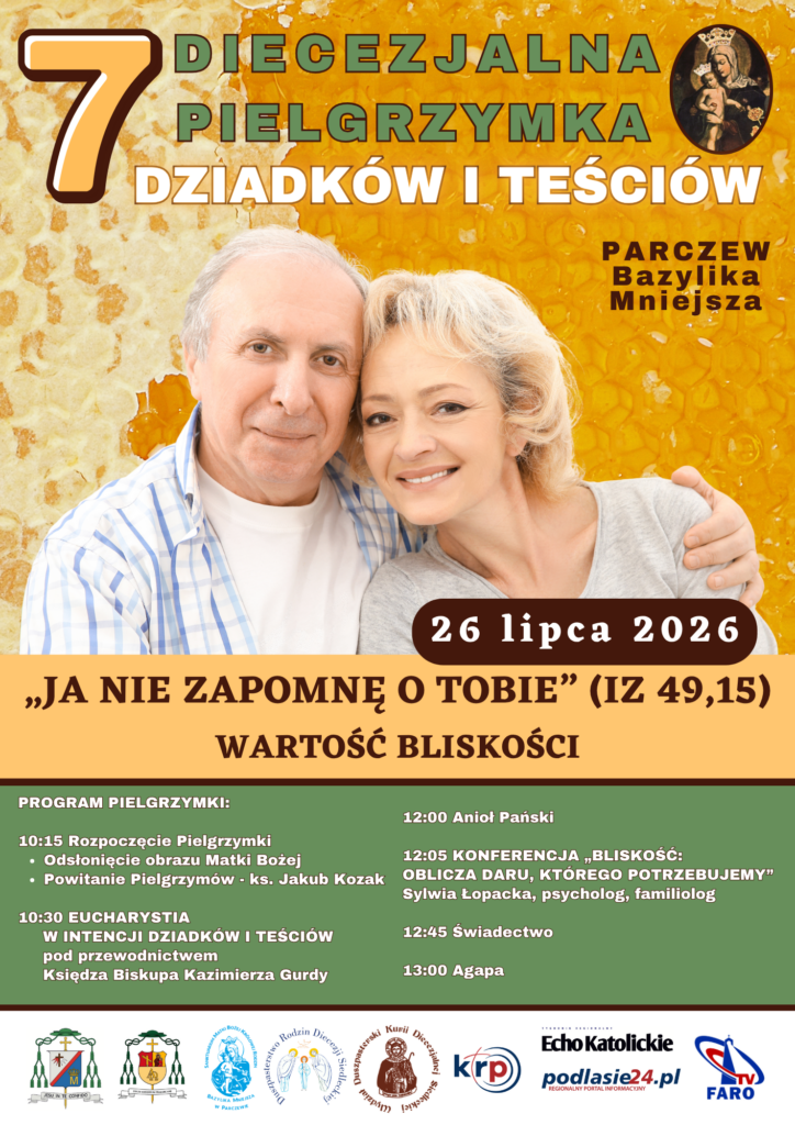 plakat 7 pielgrzymka dziadków i teściów